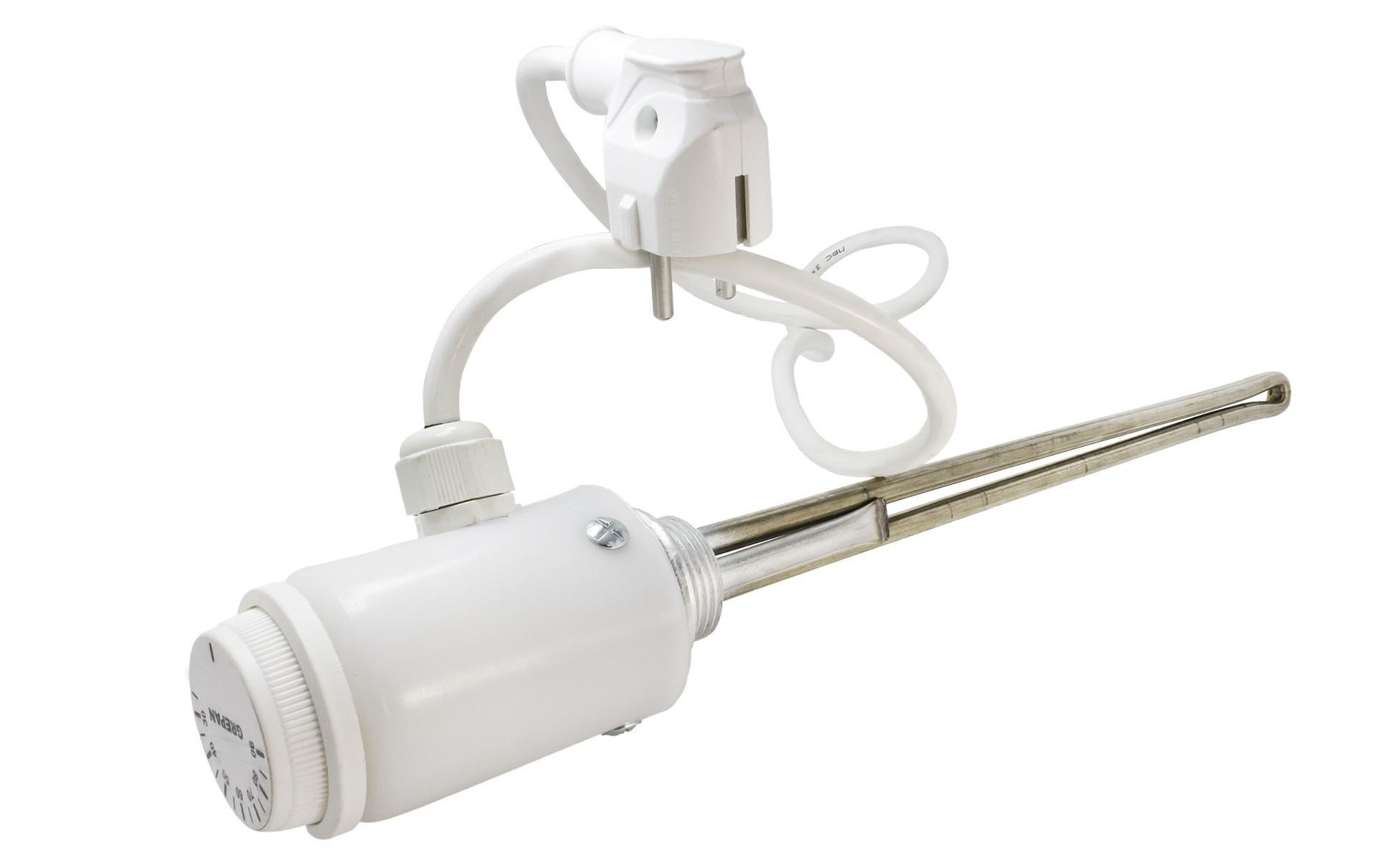 ТЭН для алюминиевого радиатора GREPAN с механическим термодатчиком 1" - фото 1 ТЭН для алюминиевого радиатора GREPAN с механическим термодатчиком 1" - фото 1