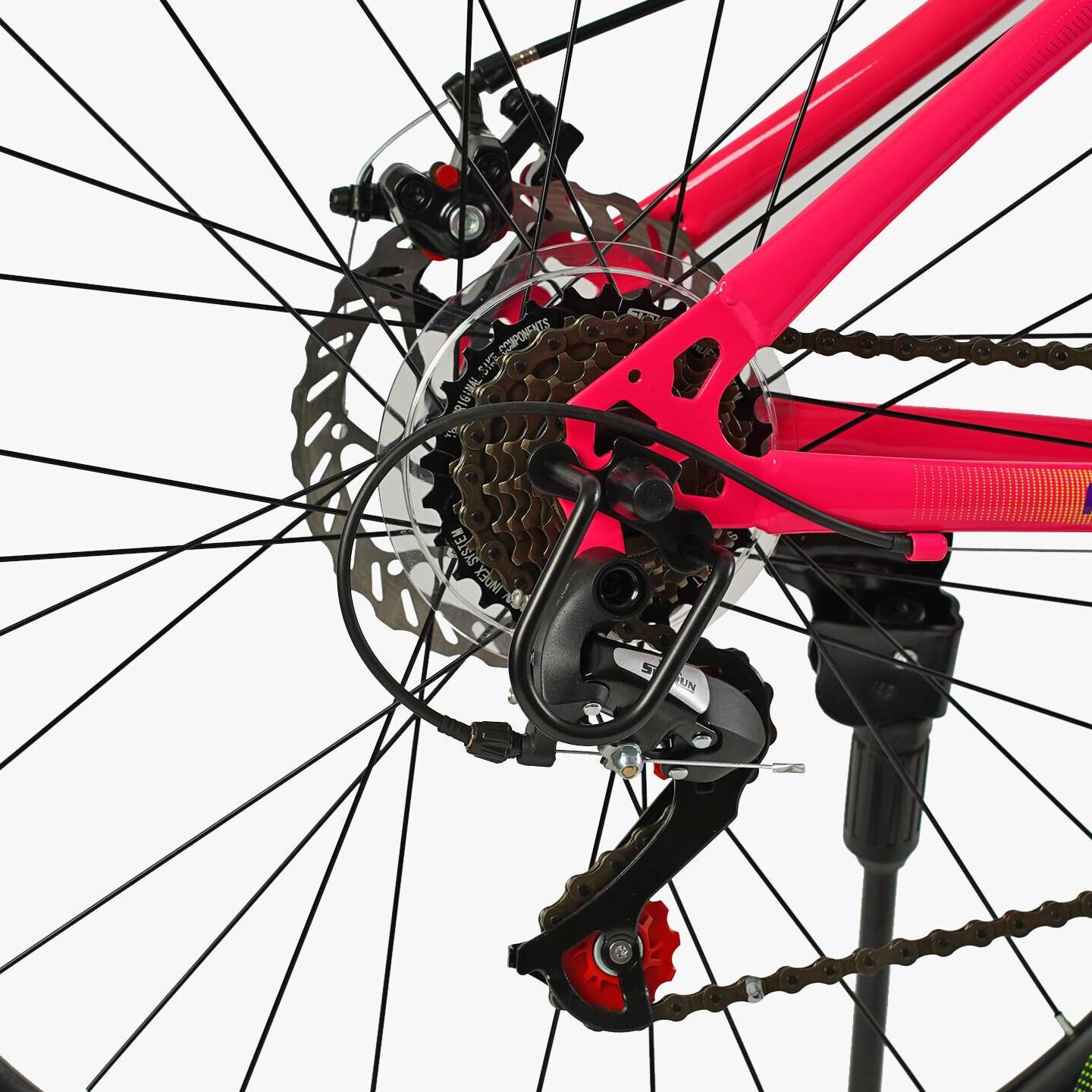 Велосипед гірський Corso Skywalker 26"/15" Рожевий (436521492) - фото 7 Велосипед гірський Corso Skywalker 26"/15" Рожевий (436521492) - фото 7