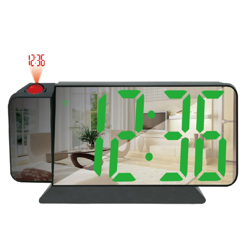 Часы настольные проекционные VST VST-900-4 LED USB Black (10830)