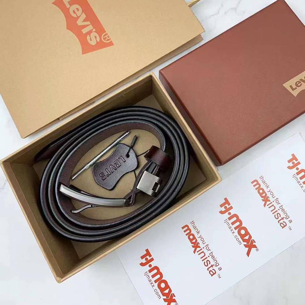 Ремінь чоловічий шкіряний в подарунковій упаковці (514 PTR)