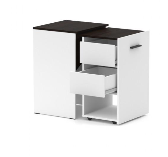 Стол-трансформер Knap Knap Hobana Ш2 140х50х75,6 см Белый/Венге - фото 2