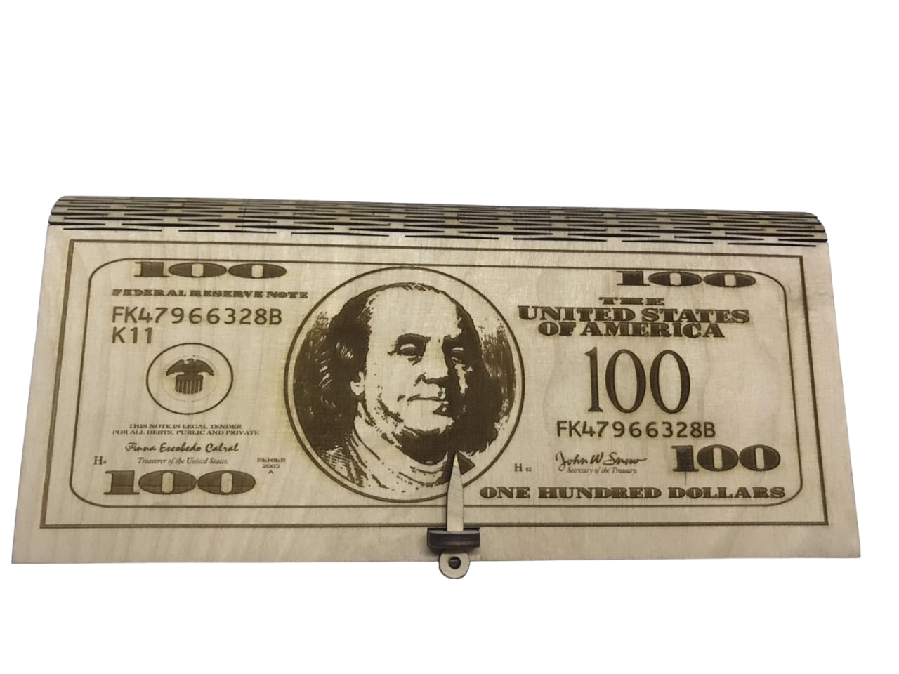 Шкатулка для денег Копюрница деревянная (14989443)