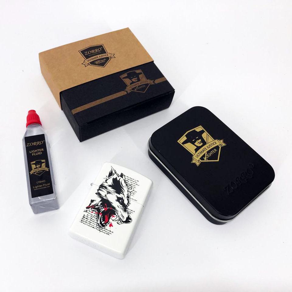 Набор для зажигалки бензиновая Zorro HL-341 Белый (310863) - фото 6 Набор для зажигалки бензиновая Zorro HL-341 Белый (310863) - фото 6