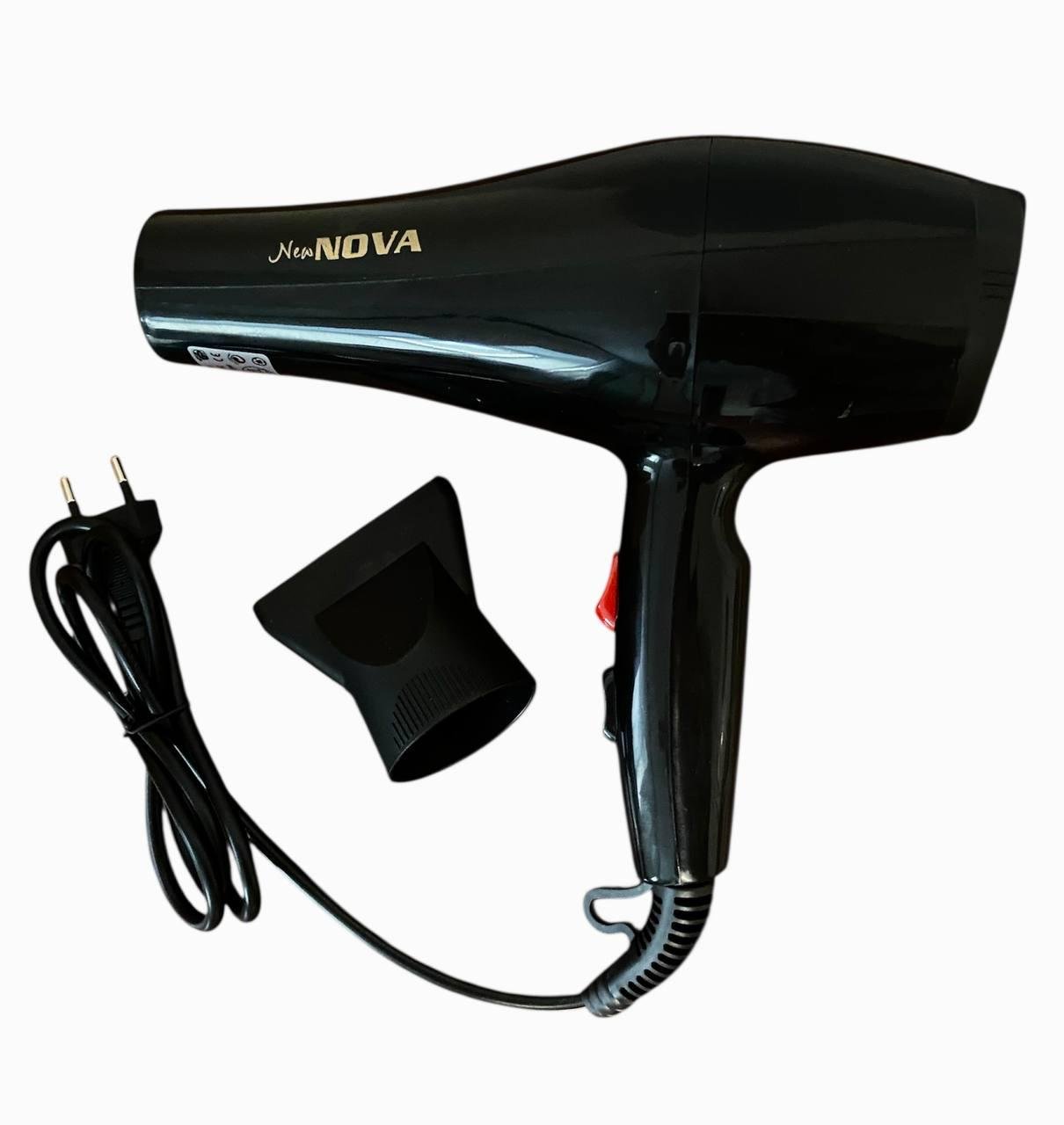 Фен для волос New NOVA NV-9009 3000 Watts Черный
