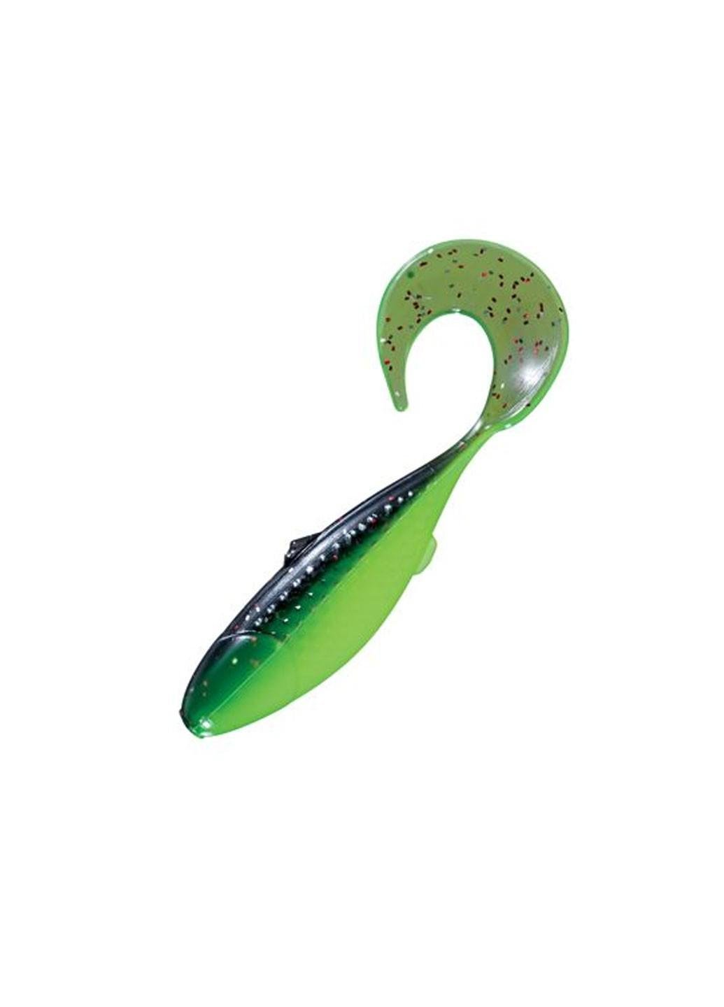 Твістер Bass Pro Shops Curly Tail Minnow 5 см 15 шт. Tuxedo Black/Chartreuse (2067951)