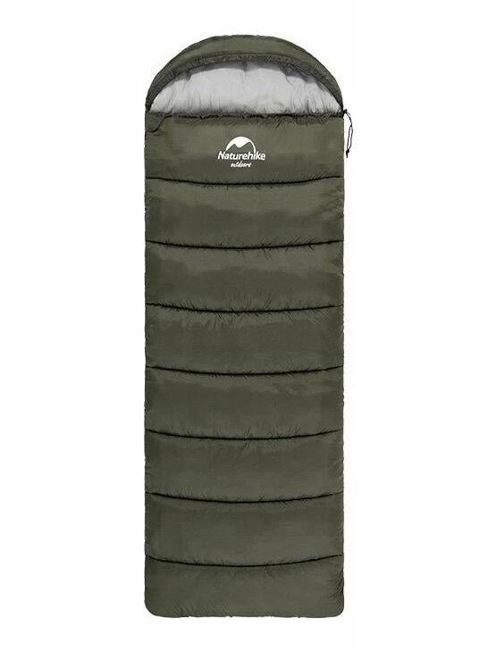 Спальный мешок с капюшоном Naturehike U350 NH20MSD07 с правой молнией 220x75 см Green (6927595767238-R) Спальный мешок с капюшоном Naturehike U350 NH20MSD07 с правой молнией 220x75 см Green (6927595767238-R)