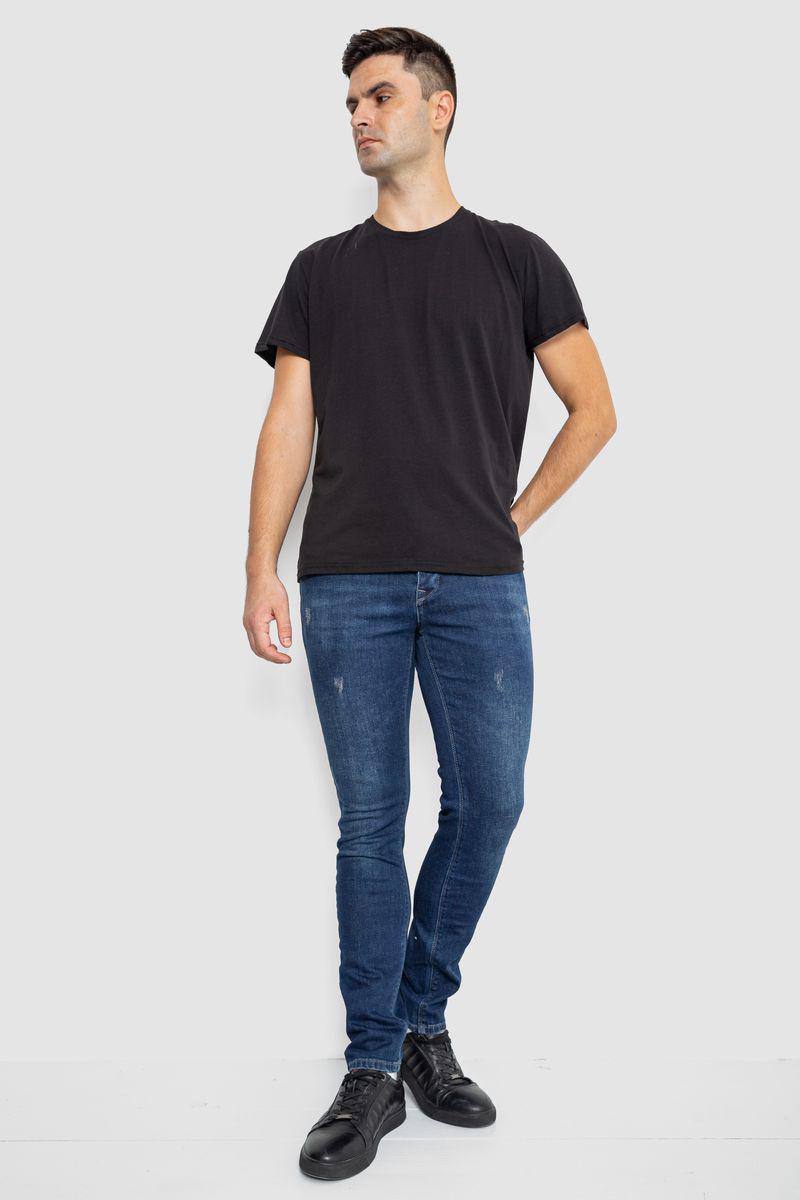 Джинсы мужские с потертостями Ager р. 30 Темно-синий (247R664-1) - фото 2 Джинсы мужские с потертостями Ager р. 30 Темно-синий (247R664-1) - фото 2