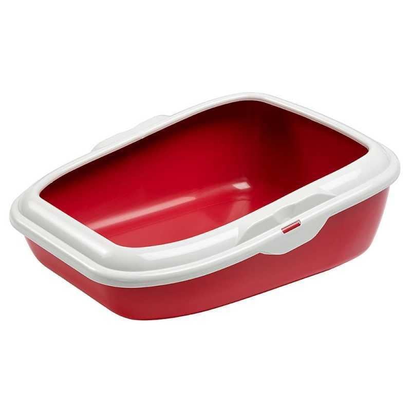Лоток для кошек Ferplast Moderna 56х43,5х19 см Красный (72048099)