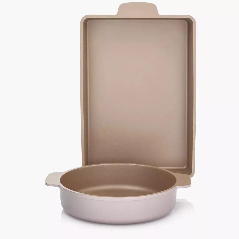 Форма для випікання DUKA GODIS 39,5х23,8х5,8 см Золотий (2221273) - фото 4 Форма для випікання DUKA GODIS 39,5х23,8х5,8 см Золотий (2221273) - фото 4