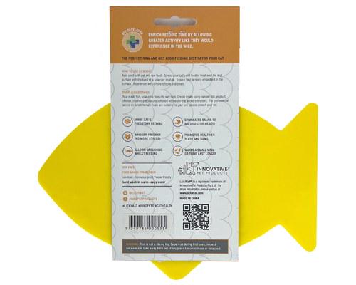 Килимок-антистрес лизальний для кішок LickiMat Felix Yellow - фото 2