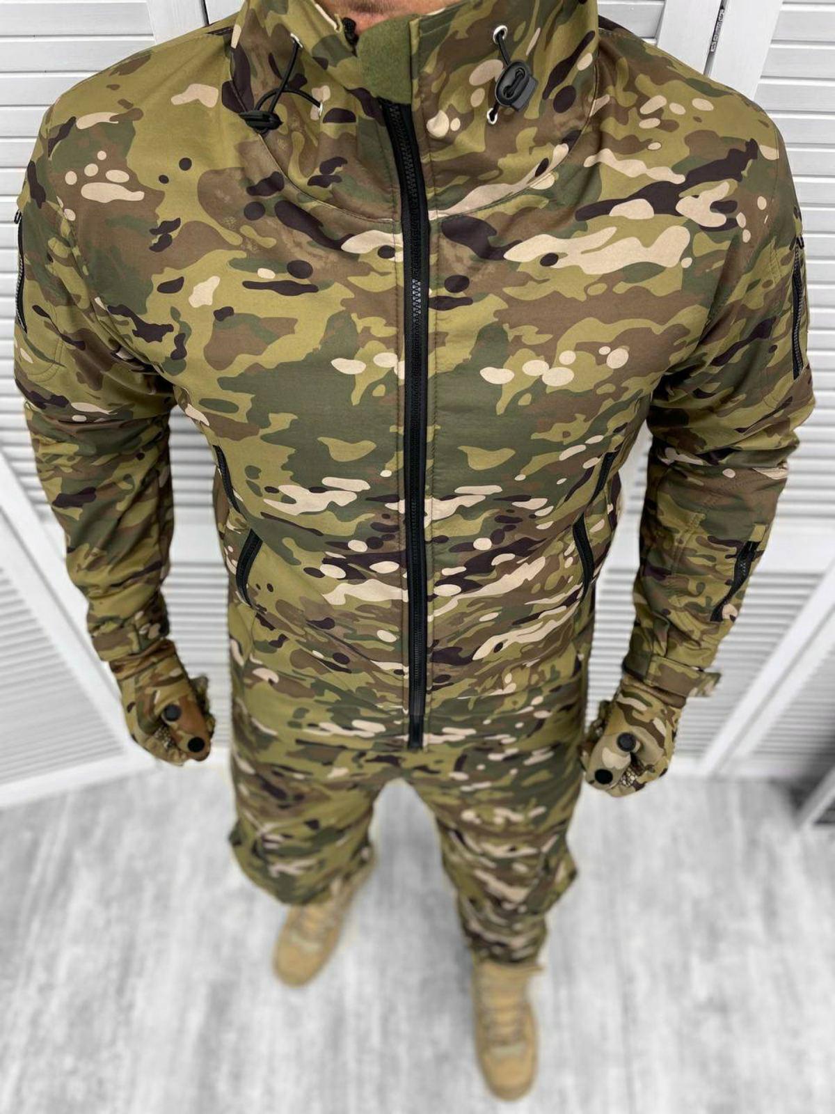 Костюм куртка + штани Elite Soft Shell S Камуфляж (9864743)