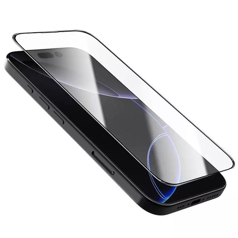 Противоударное защитное стекло Nillkin (CP+PRO) для Apple iPhone 16 Pro Max (6.9") (+ аппликатор) Черный - фото 8