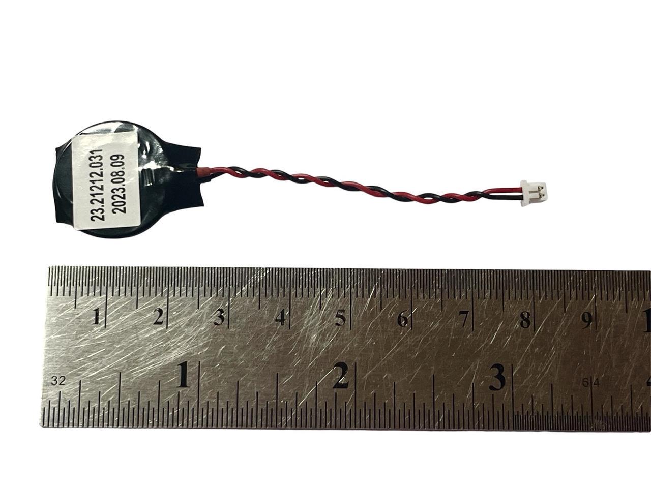 ᐉ Акумулятор BIOS CMOS для ноутбука з проводом 6 см 2 pin (CR2032 ...