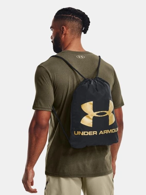 Рюкзак Under Armour Ozsee Sackpack 16 л 28x44 см Черный (1240539-010) - фото 2