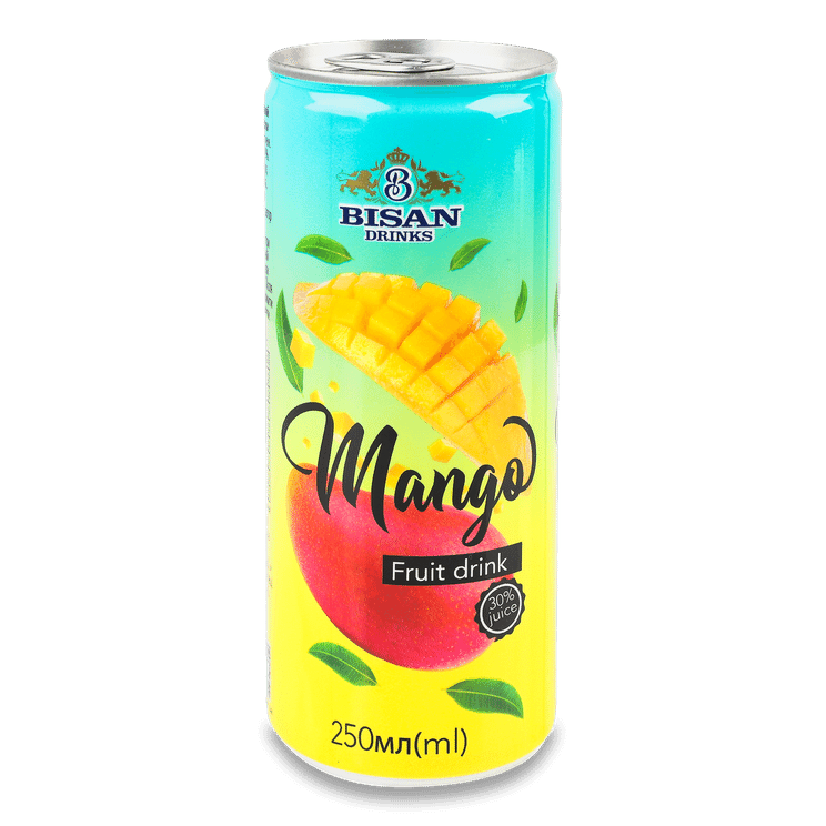 Напій BISAN Drinks Mango 250 мл