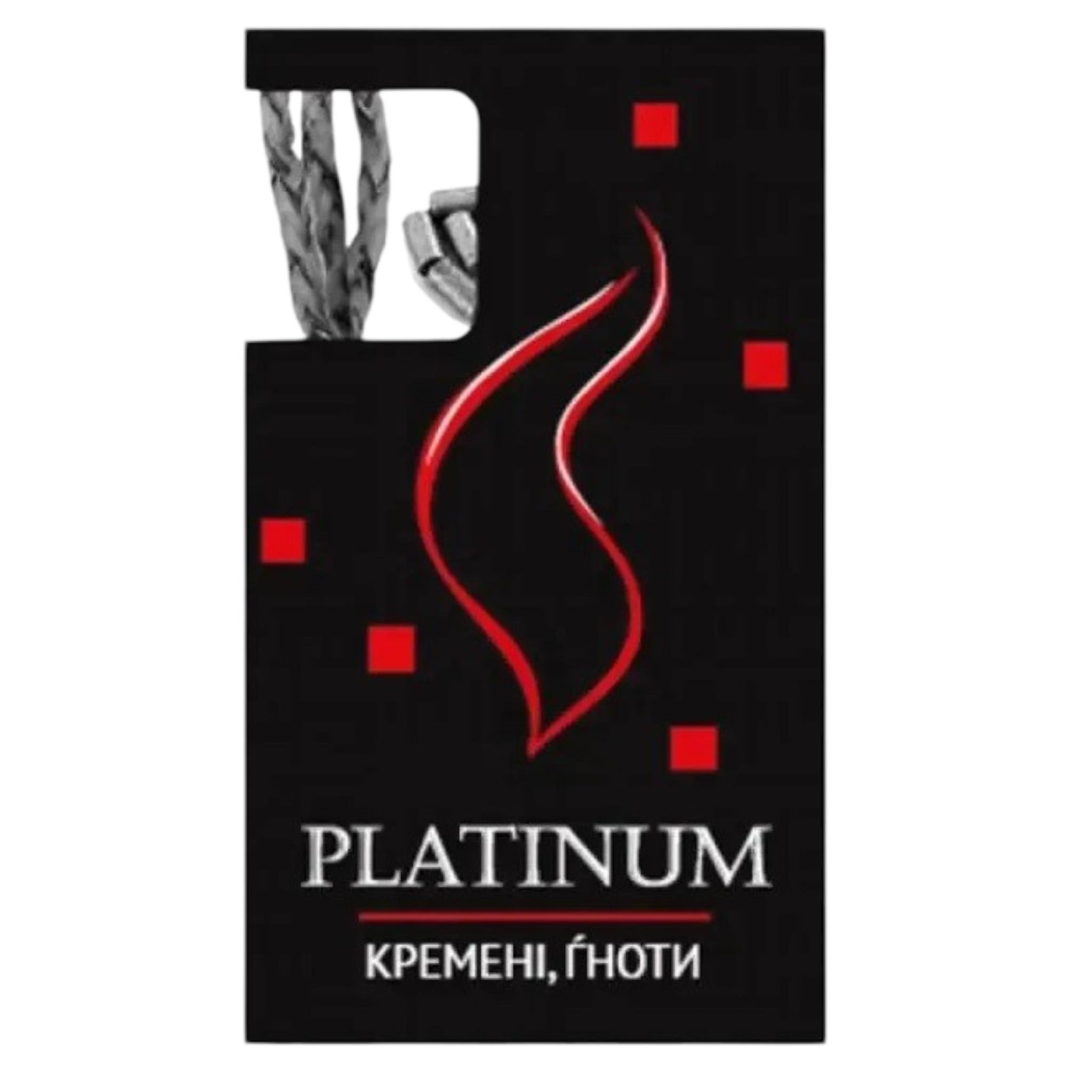 Кремний и фитиль Platinum D587 для бензиновых зажигалок (К_D587)