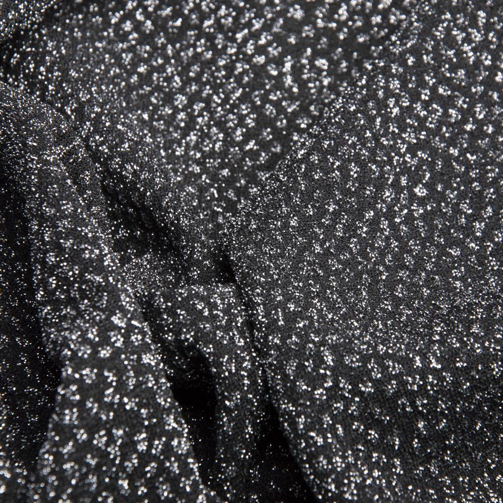 Ткань трикотаж Голди блестящая Серебро (24550)