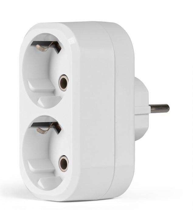 Мережевий розгалужувач TITANUM STANDARD с/с 2п Білий Мережевий розгалужувач TITANUM STANDARD с/с 2п Білий