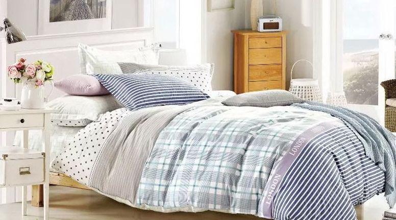 Комплект постельного белья Zastelli 0145 Лондон сатин семейный 2х145х210 Белый