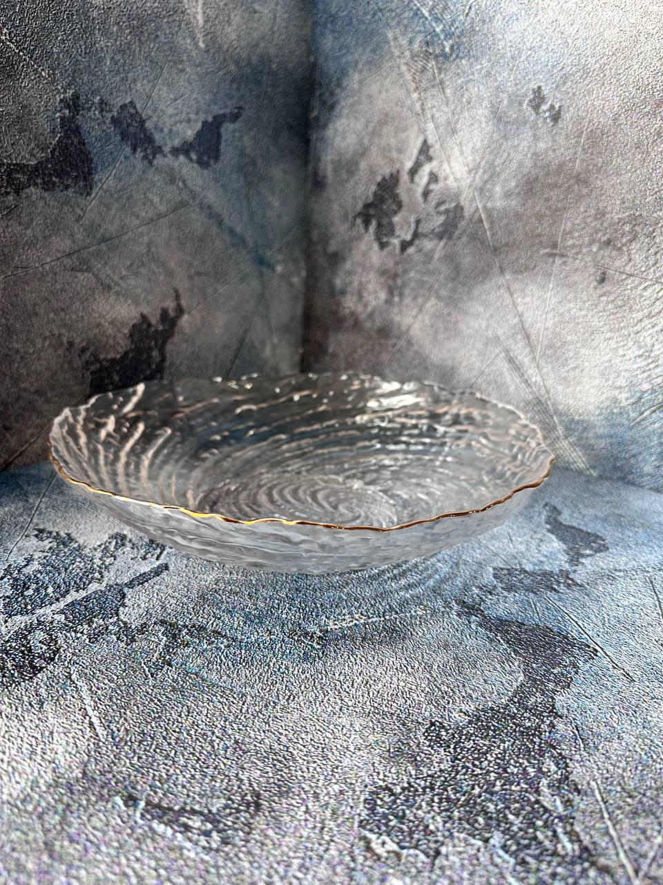 Салатник TS Kitchen HP4139 стекло прозрачное 25 см (17708663)