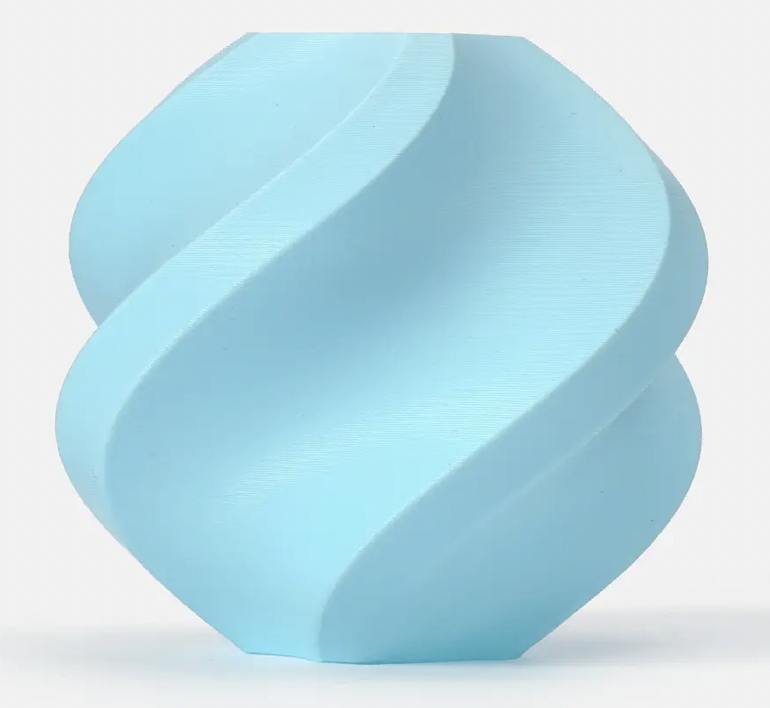 Пластик-филамент для 3D-печати Bambu Lab PLA Reusable Spool 1,75 мм 1 кг 315 м 190-230°C Matte Ice Blue (11601)