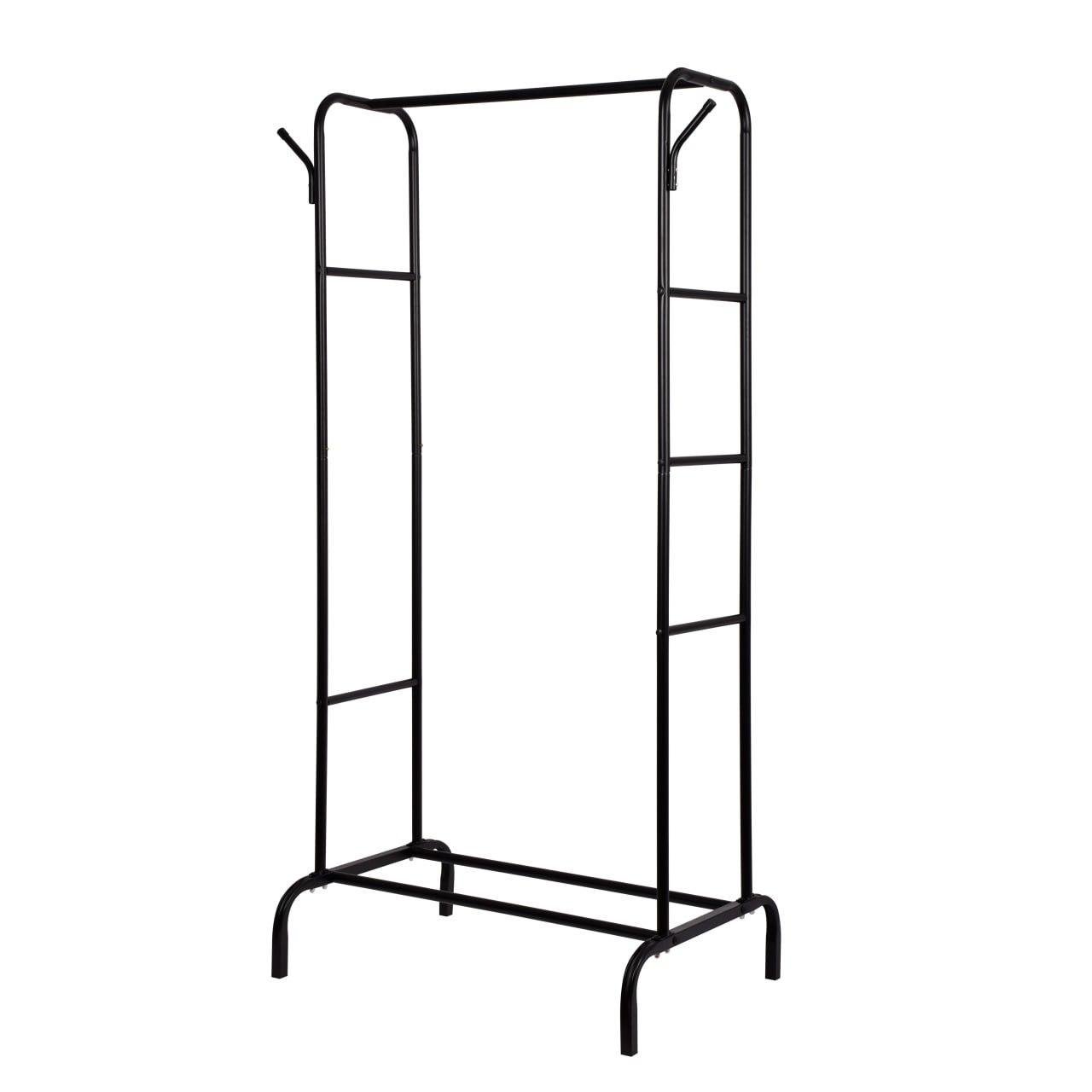 Стойка-вешалка для одежды Fabrika BOND с полкой Черный (FK-CR1100)