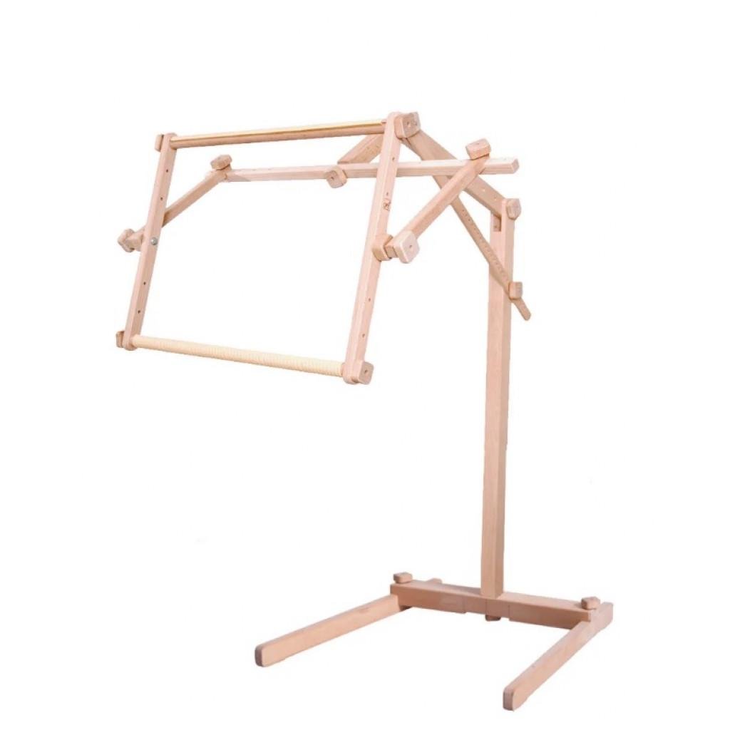 Станок напольный деревянный Арабеска Аист с деревянными гобеленовыми пяльцами размера 30х48 см