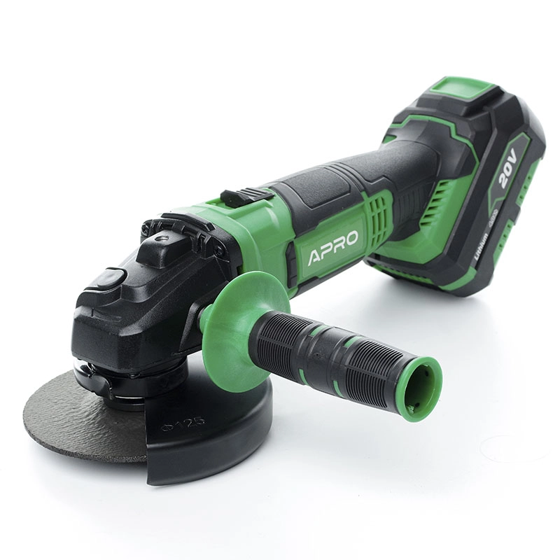 Болгарка Apro 20AG 20 В 125 мм 4 А 1 АКБ/ЗУ/кейс (895100)