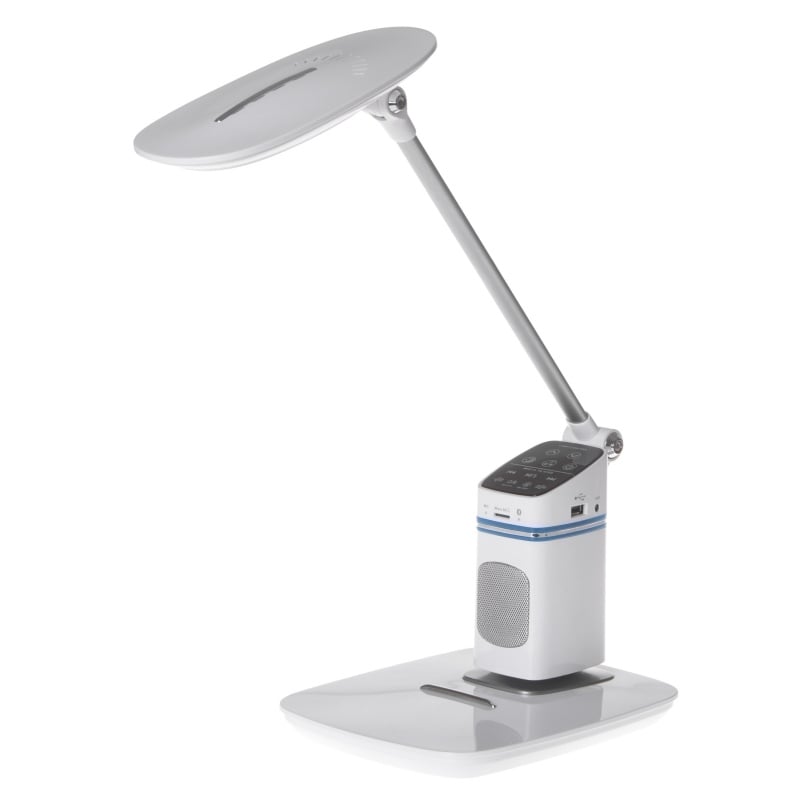 Лампа настільна Brille на гнучкій ніжці SL-76 10W WH (32-485)