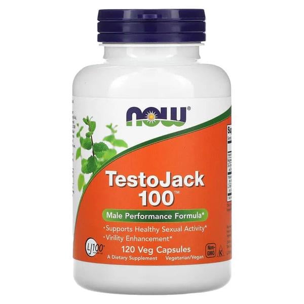 Тестостероновый комплекс NOW Foods Testo Jack 100 120 Veg Caps