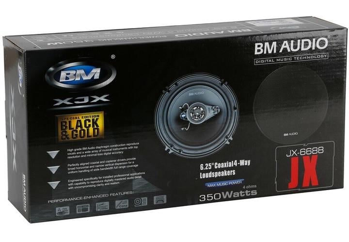 Автоакустика BOSCHMANN BM Audio JX-6688 4х350 Вт 16 см Черный (2570856125) - фото 7 Автоакустика BOSCHMANN BM Audio JX-6688 4х350 Вт 16 см Черный (2570856125) - фото 7