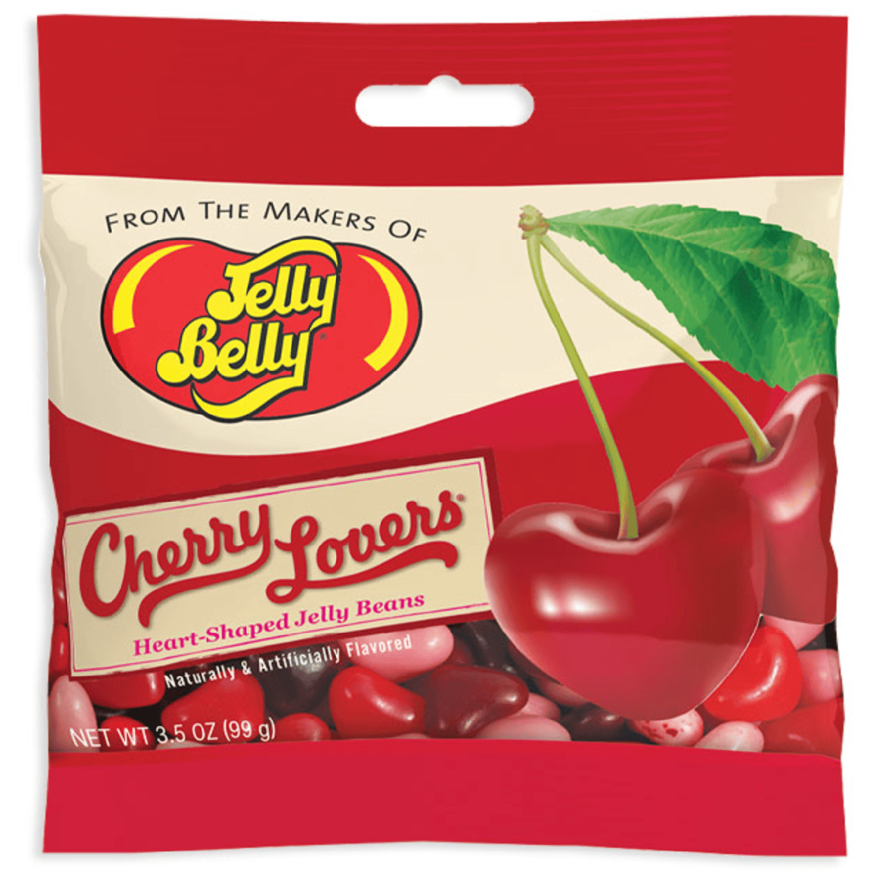 Конфеты жевательные Jelly Belly Cherry Lovers Heart-Shaped Jelly Beans 99 г (2849866996)