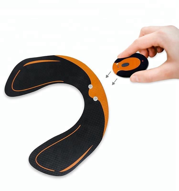 Миостимулятор SUNROZ EMS Hips Trainer для тренировки мышц бедер и ягодиц с USB-аккумулятором Черный (SUN1209) - фото 2