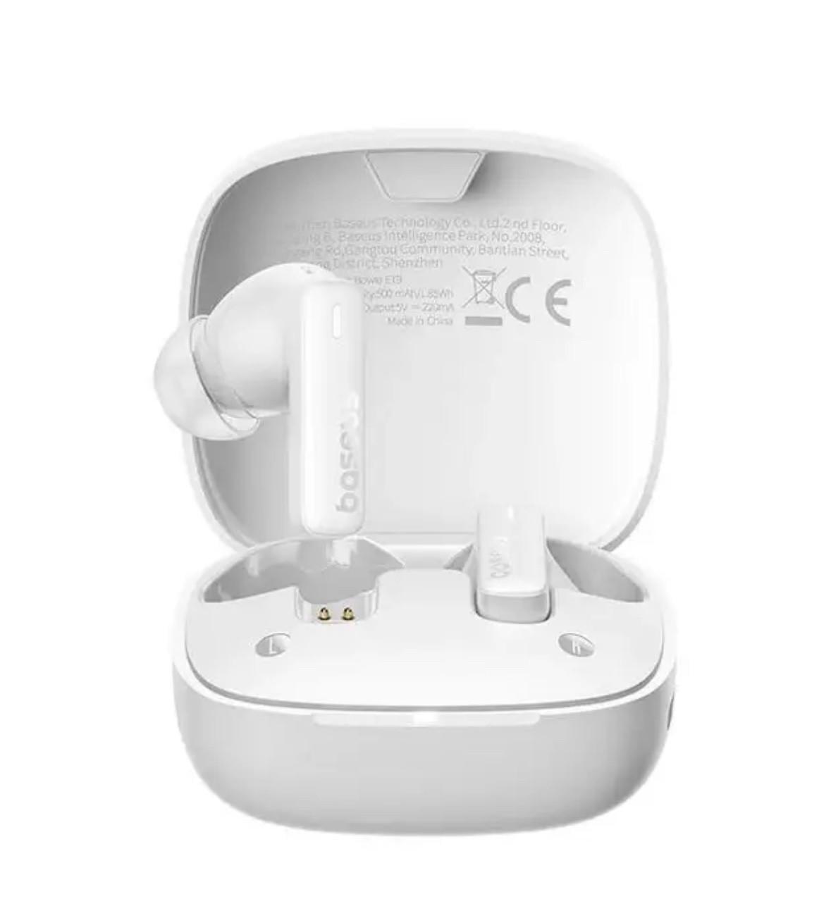 Наушники BASEUS Bowie E19 White - фото 2 Наушники BASEUS Bowie E19 White - фото 2