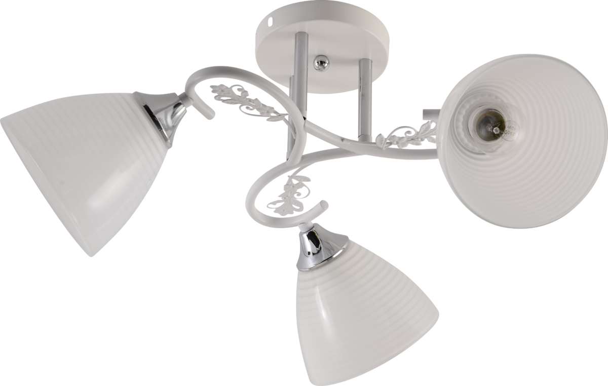 Люстра потолочная Light House SRS-20704/3 Белый/Хром Люстра потолочная Light House SRS-20704/3 Белый/Хром