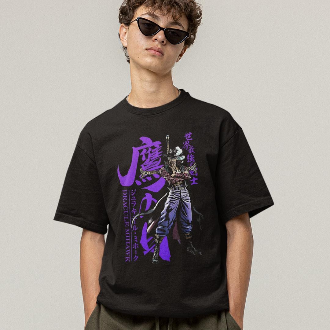 Футболка унисекс One Piece Dracule Mihawk 3XL Черный (0000023032)
