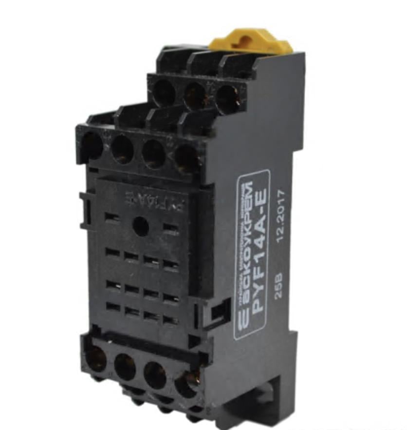 Колодка АСКО-УКРЕМ PYF14A-E під реле МY4 (27871750) Колодка АСКО-УКРЕМ PYF14A-E під реле МY4 (27871750)