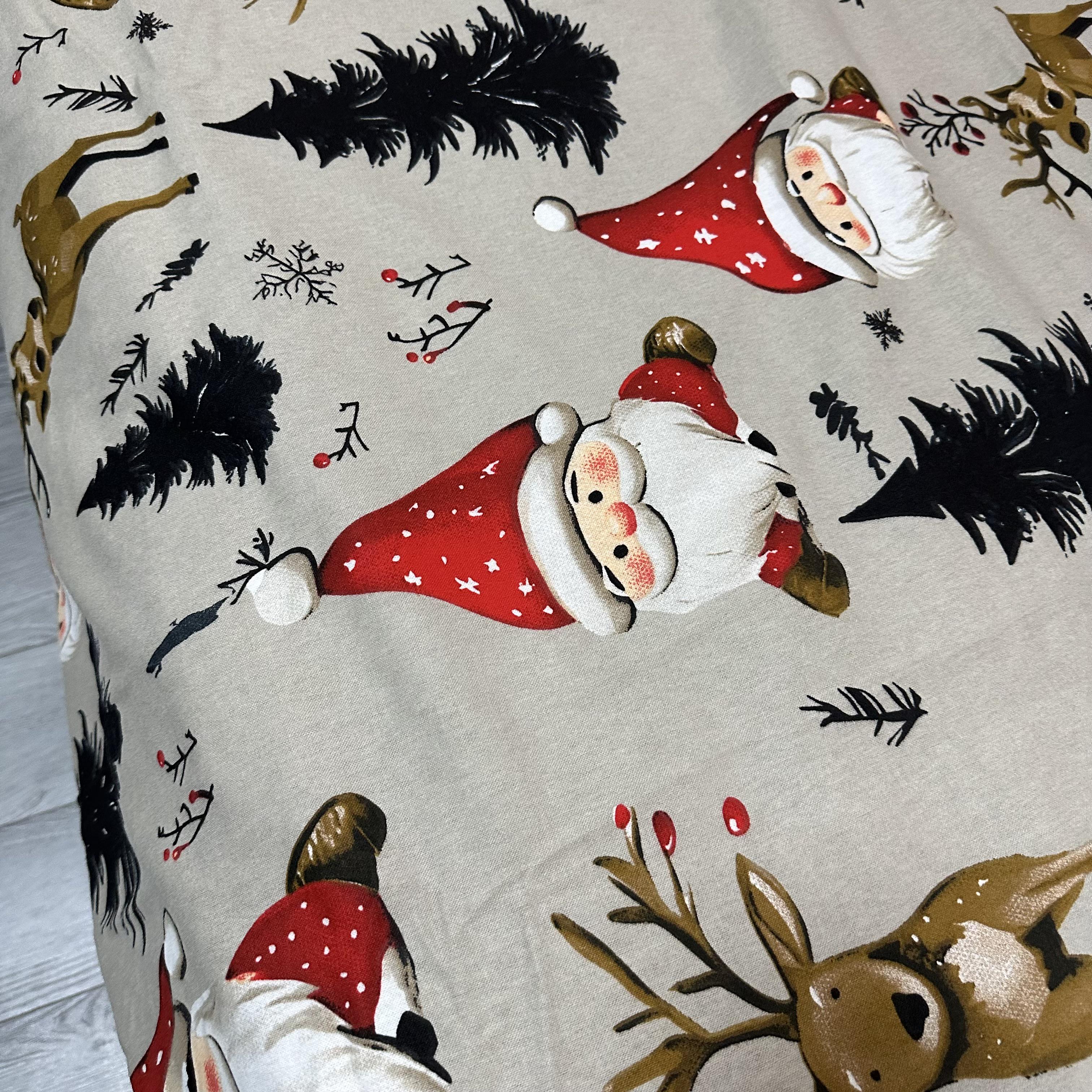 Комплект постільної білизни байкова Зимовий євро Сірий (байка 11-3) - фото 5 Комплект постільної білизни байкова Зимовий євро Сірий (байка 11-3) - фото 5