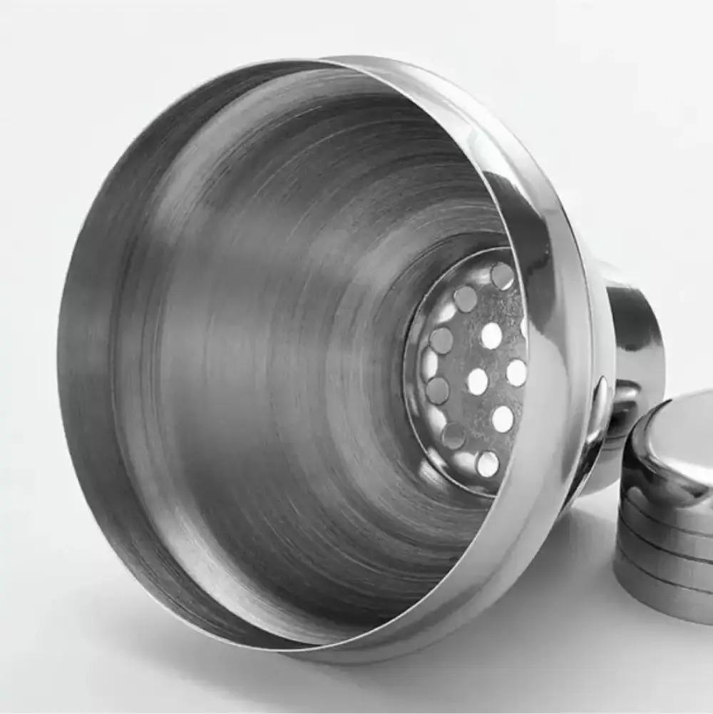 Шейкер барний для коктейлів металевий із сіткою 550 мл - фото 9 Шейкер барний для коктейлів металевий із сіткою 550 мл - фото 9