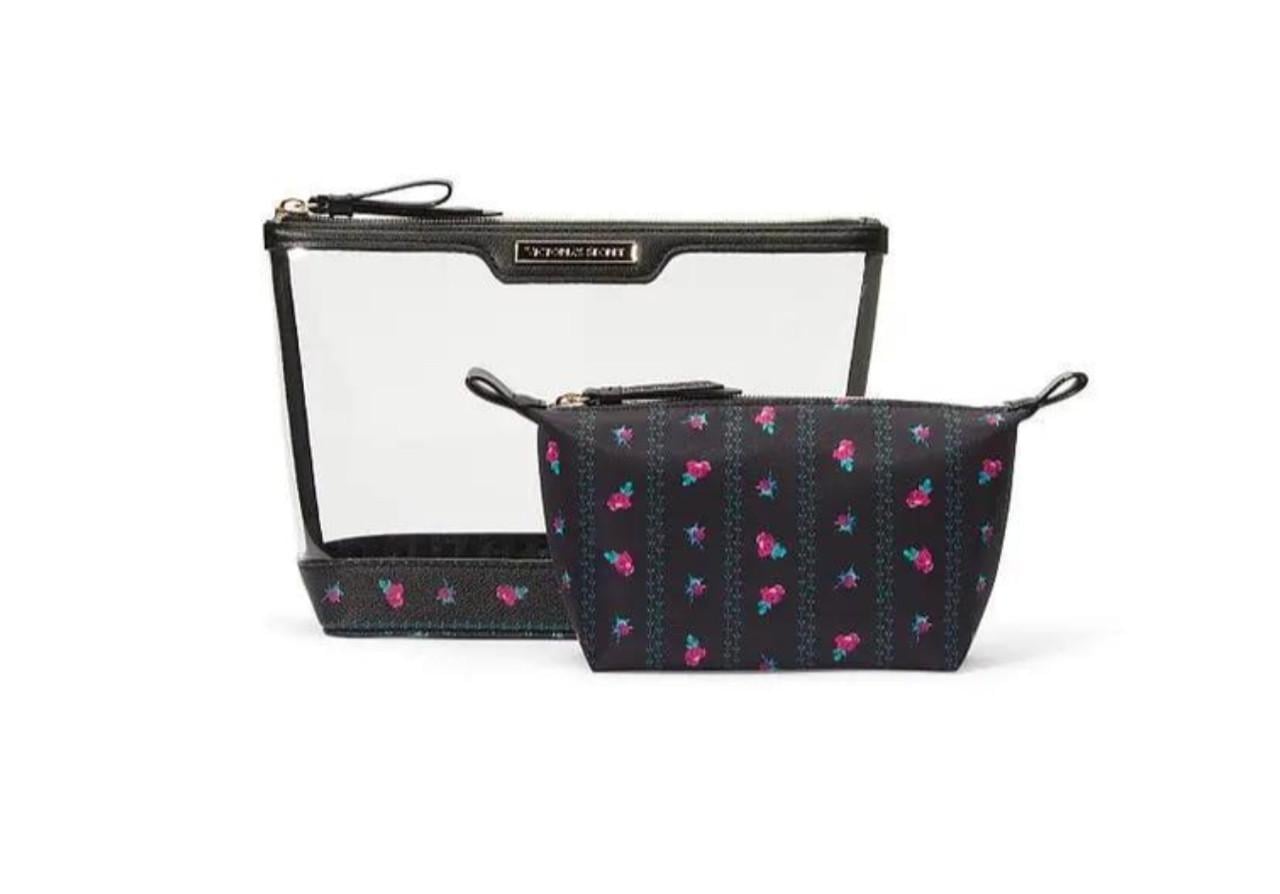 Набор косметичек Victoria's Secret Beauty Bag Duo 2в1 Черный (7010)