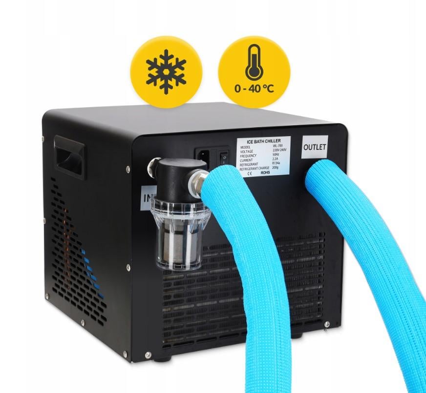 Басейн каркасний для крижаної ванни з кулером-рефрижератором 75х75 см 320 л (id_1165) - фото 3