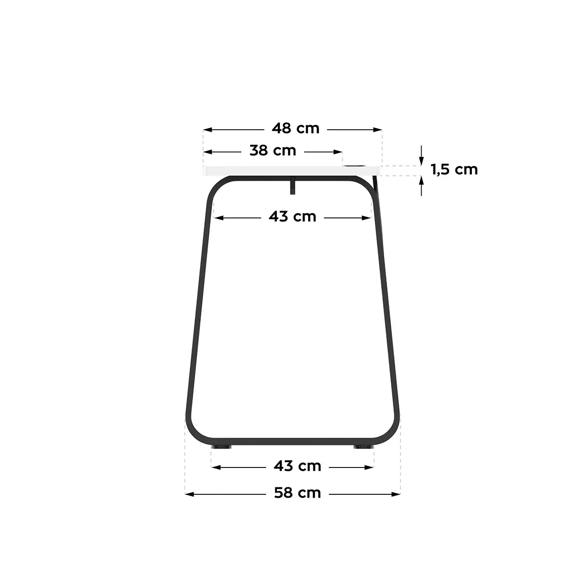 Компьютерный стол Huzaro HERO 1,5 White (HERO 1.5 WHITE) - фото 10