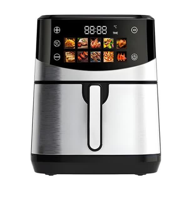 Аэрофритюрница Sokany SK-10095 10 л 2200 Вт Черный с серым (28186342)