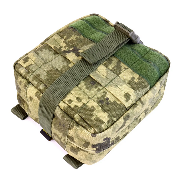 Підсумок-аптечка Cordura 1000D зі швидким скиданням Піксель - фото 3 Підсумок-аптечка Cordura 1000D зі швидким скиданням Піксель - фото 3