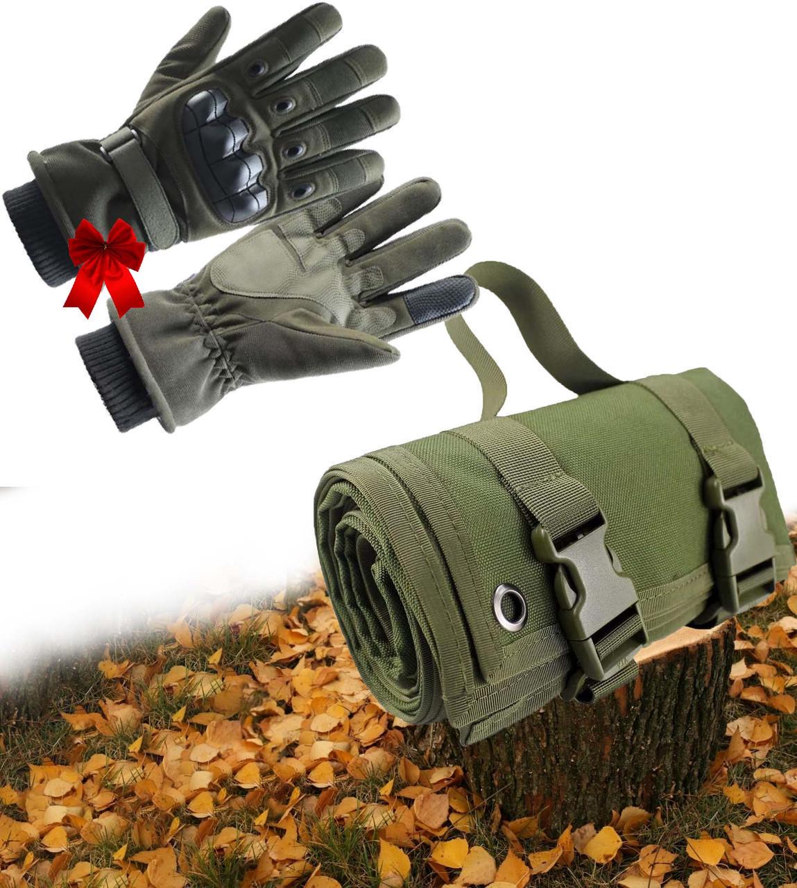 Комплект каремат армейский 200х72 см и перчатки зимние L - фото 2 Комплект каремат армейский 200х72 см и перчатки зимние L - фото 2