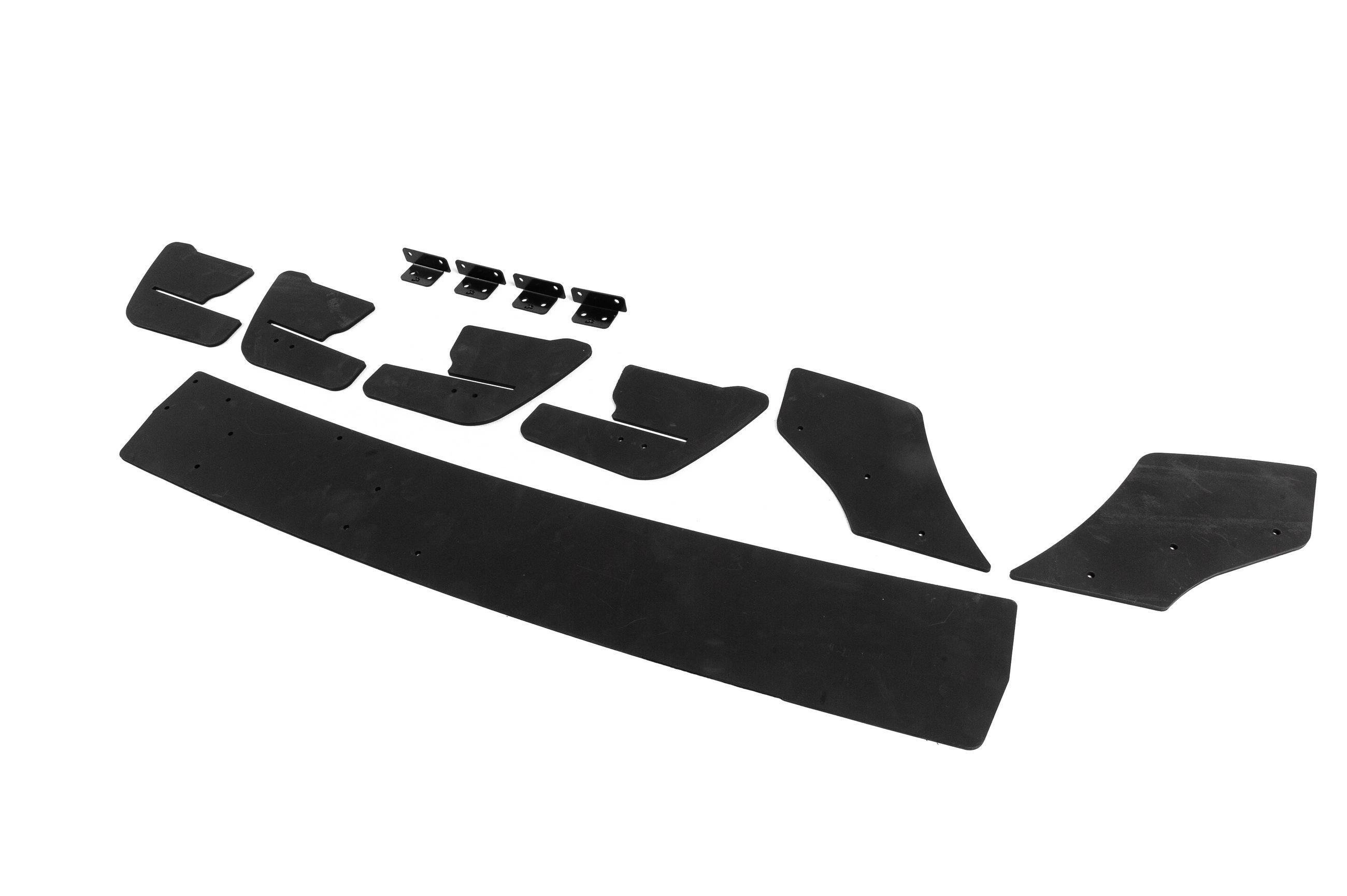 Диффузор задний DPT V-2 для GTI 2017-2019 DPT для Volkswagen Golf 7/E-Golf ABS-пластик Черный матовый (130630)