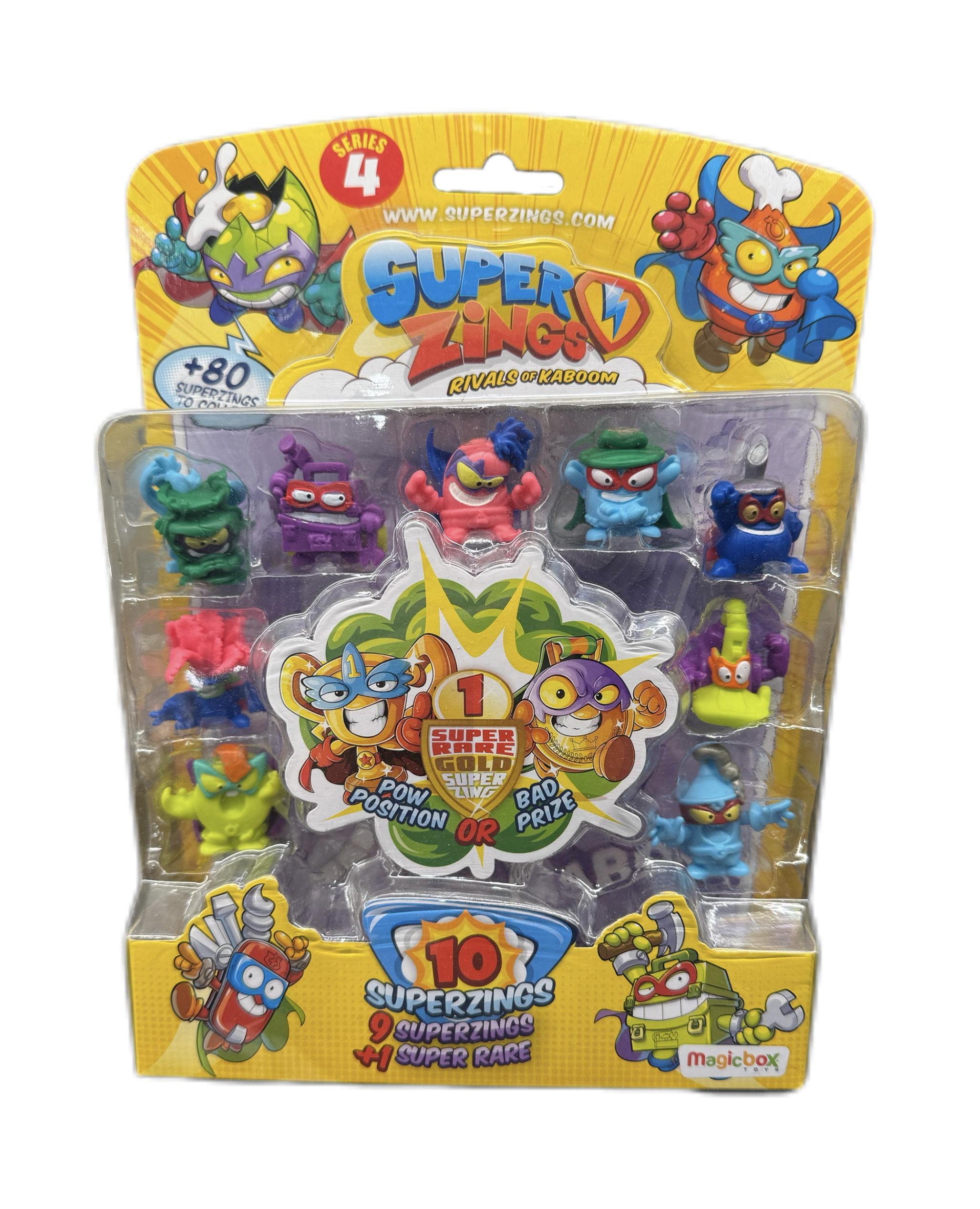 Игровой набор фигурок Superthings Kazoom Kids Blister Pack of 10 Super rare Gold 4 (25568400)