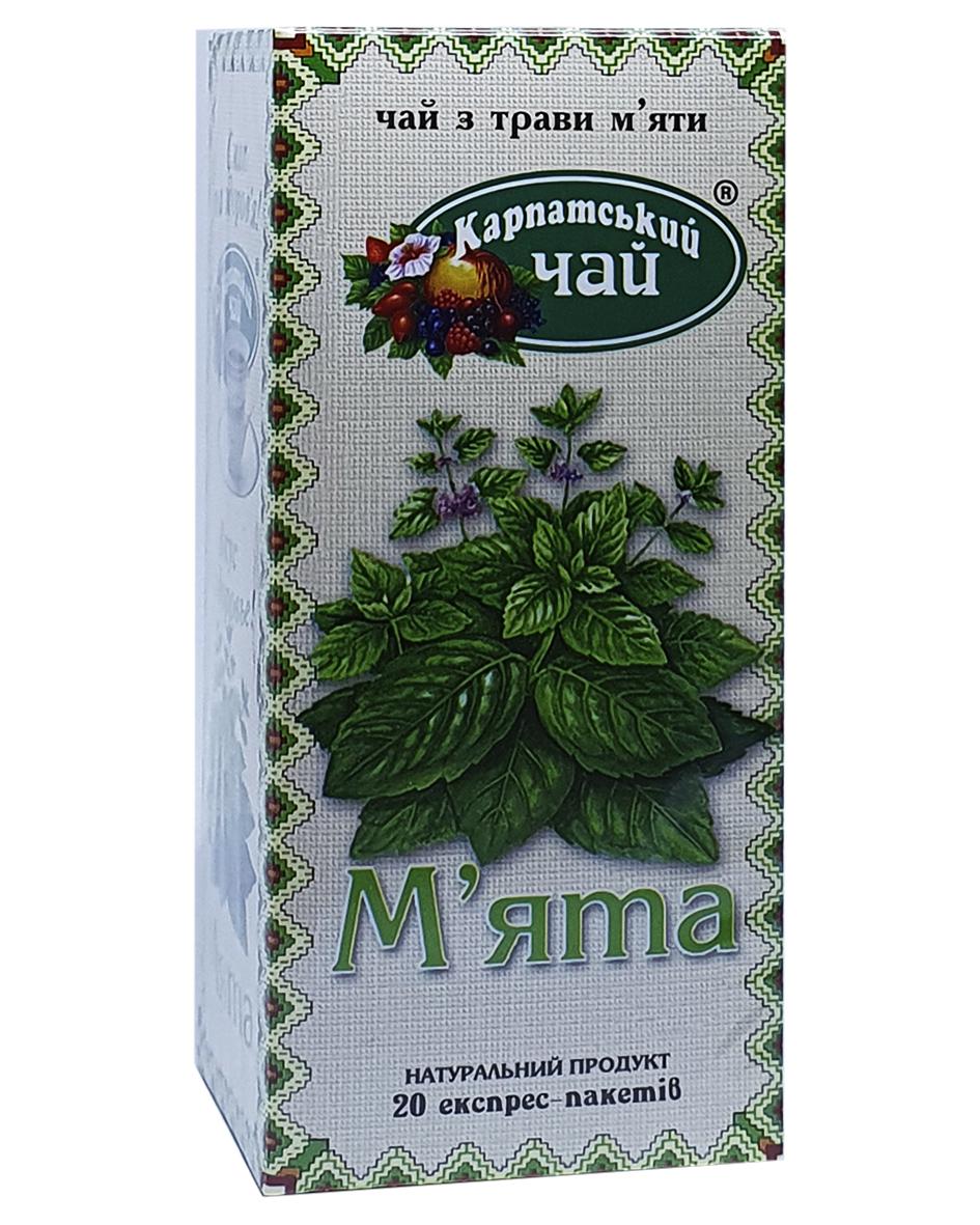 Чай карпатский Мятный в пакетиках 20 шт. х 1 ч (1397)