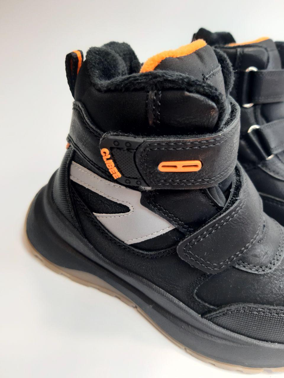 Черевики зимові Clibee для хлопчика р. 32 21,1 см Чорний (607 bl-orange) - фото 6