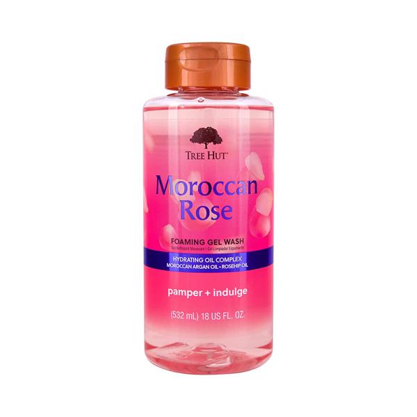 Гель Tree Hut Moroccan Rose Foaming Gel Wash для душу з розкішним ароматом марокканської троянди 532 мл